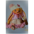 Orange Cartoon Bunny