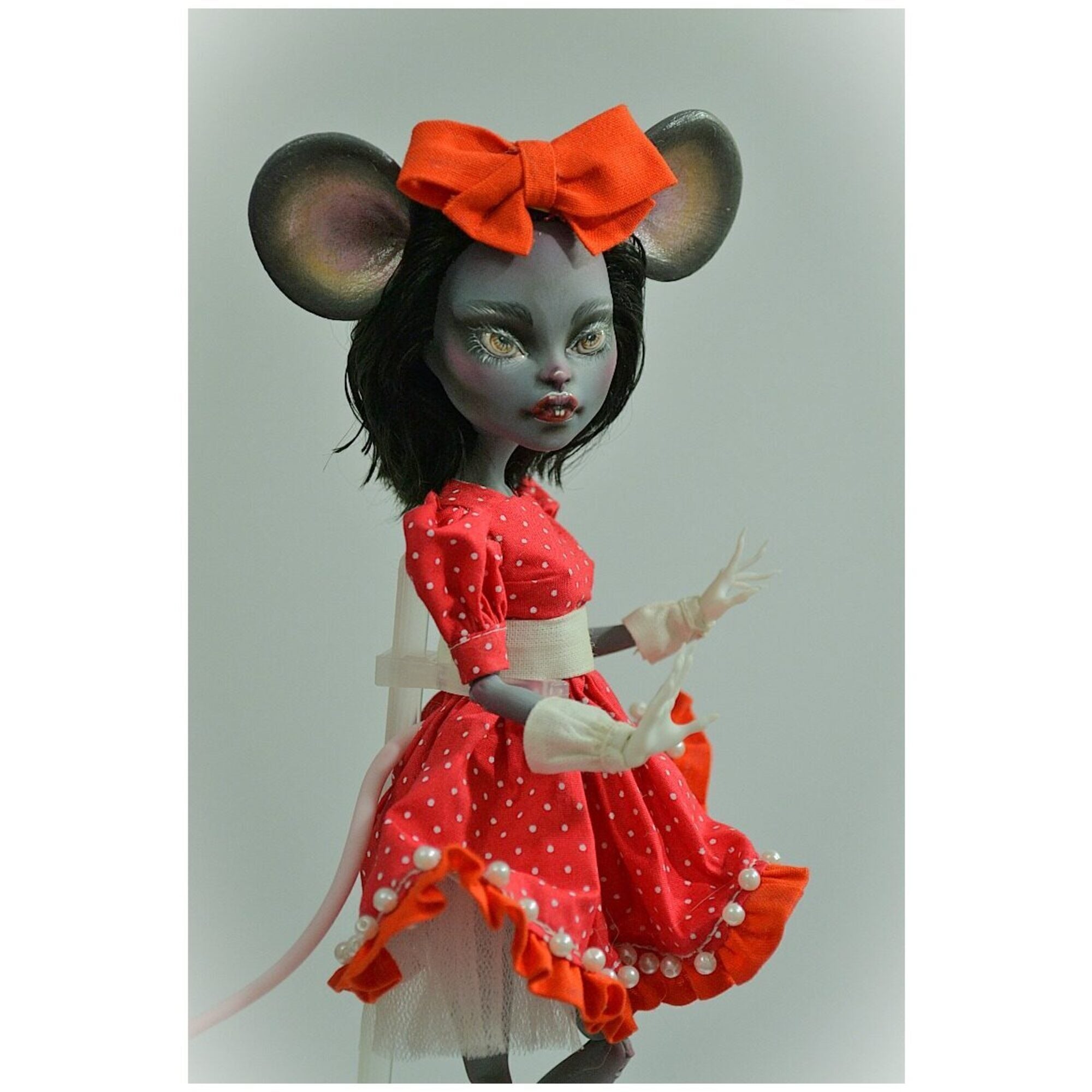 Mini Mouse OOAK Doll