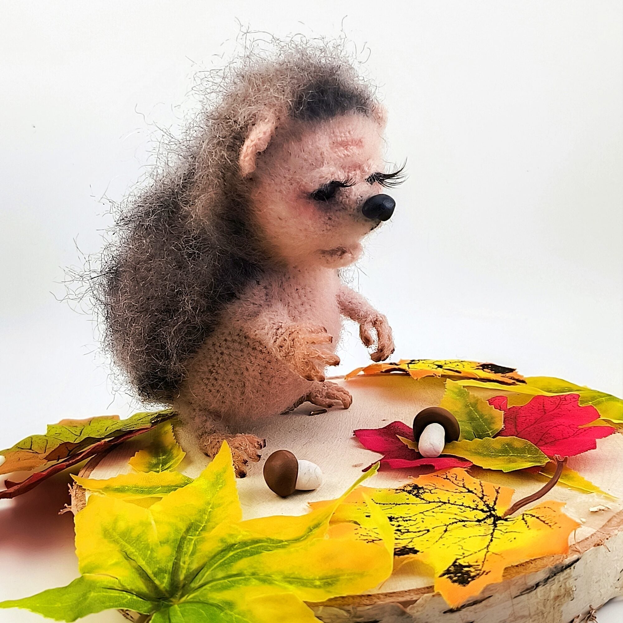 Knitted hedgehog