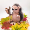 Knitted hedgehog