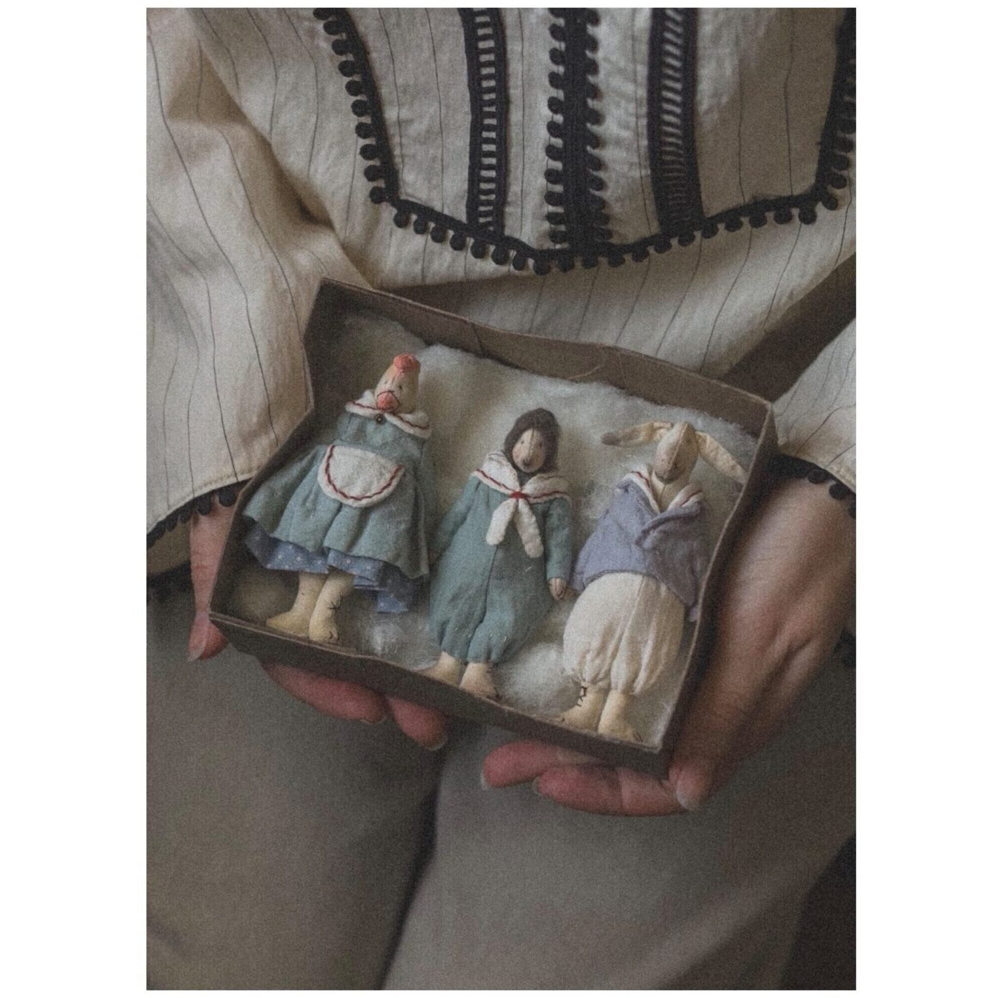 Vintage Textile Toys «Mr. Hedgehog Farmstead»