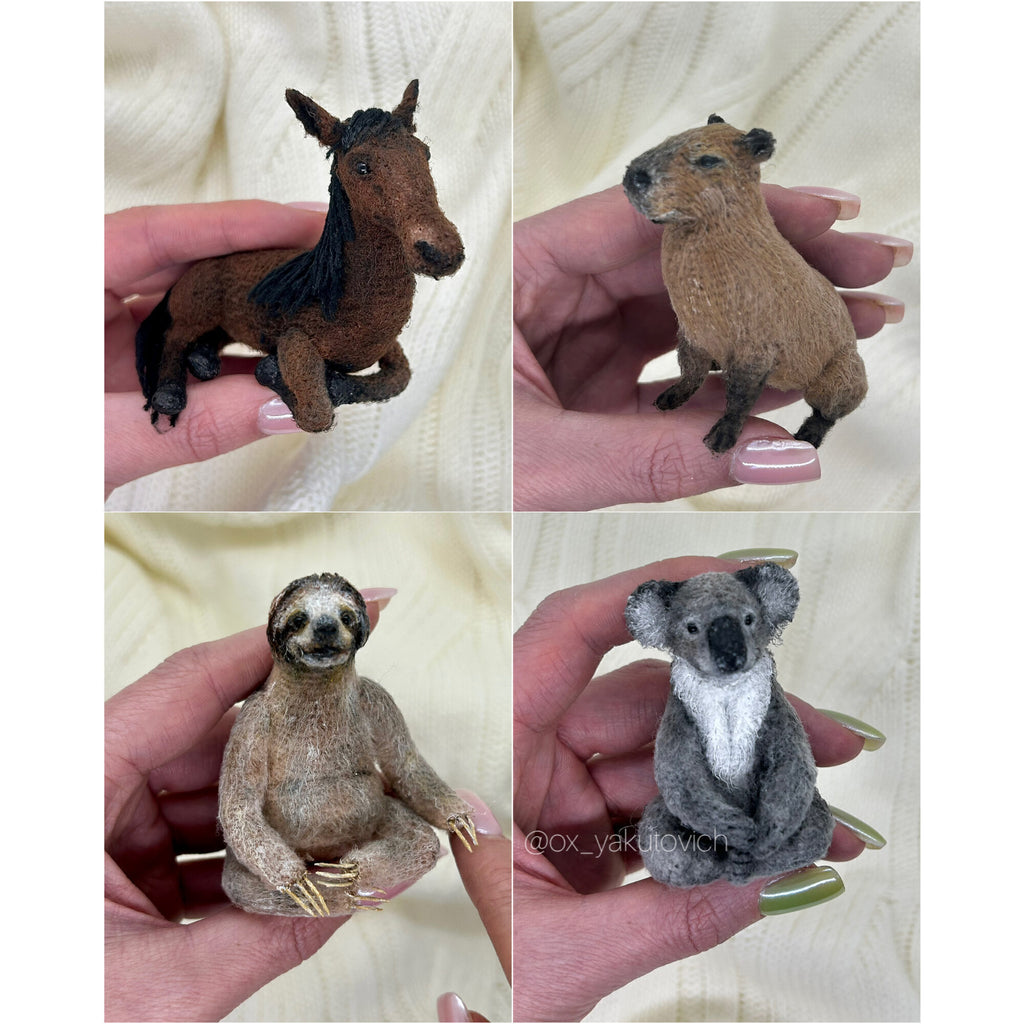 Crocheted koala.Master - Oksana Yakutovich.Height 6 cm