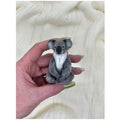 Crocheted koala.Master - Oksana Yakutovich.Height 6 cm