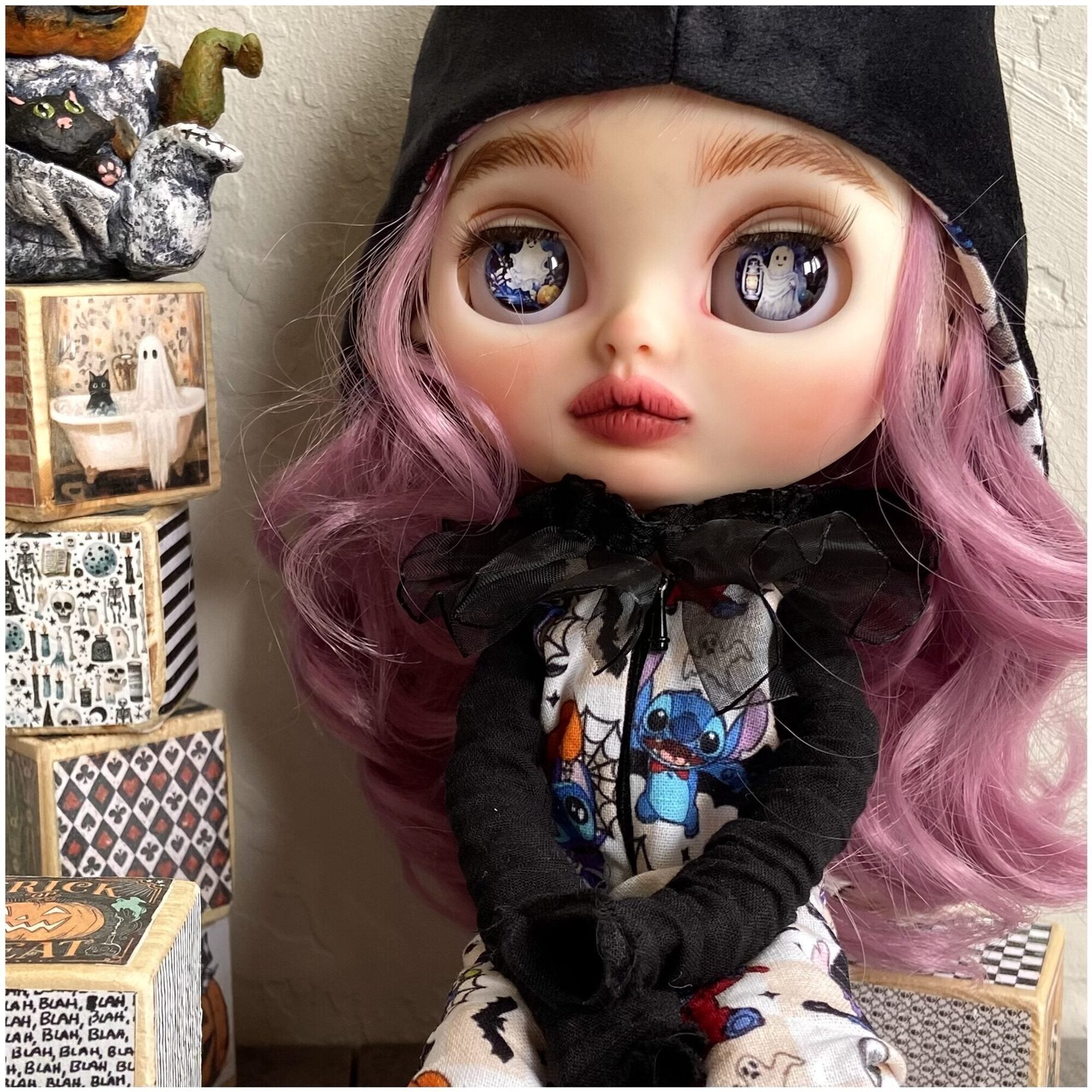 Кукла Хэллоуин кастом OOAK BLYTHE
