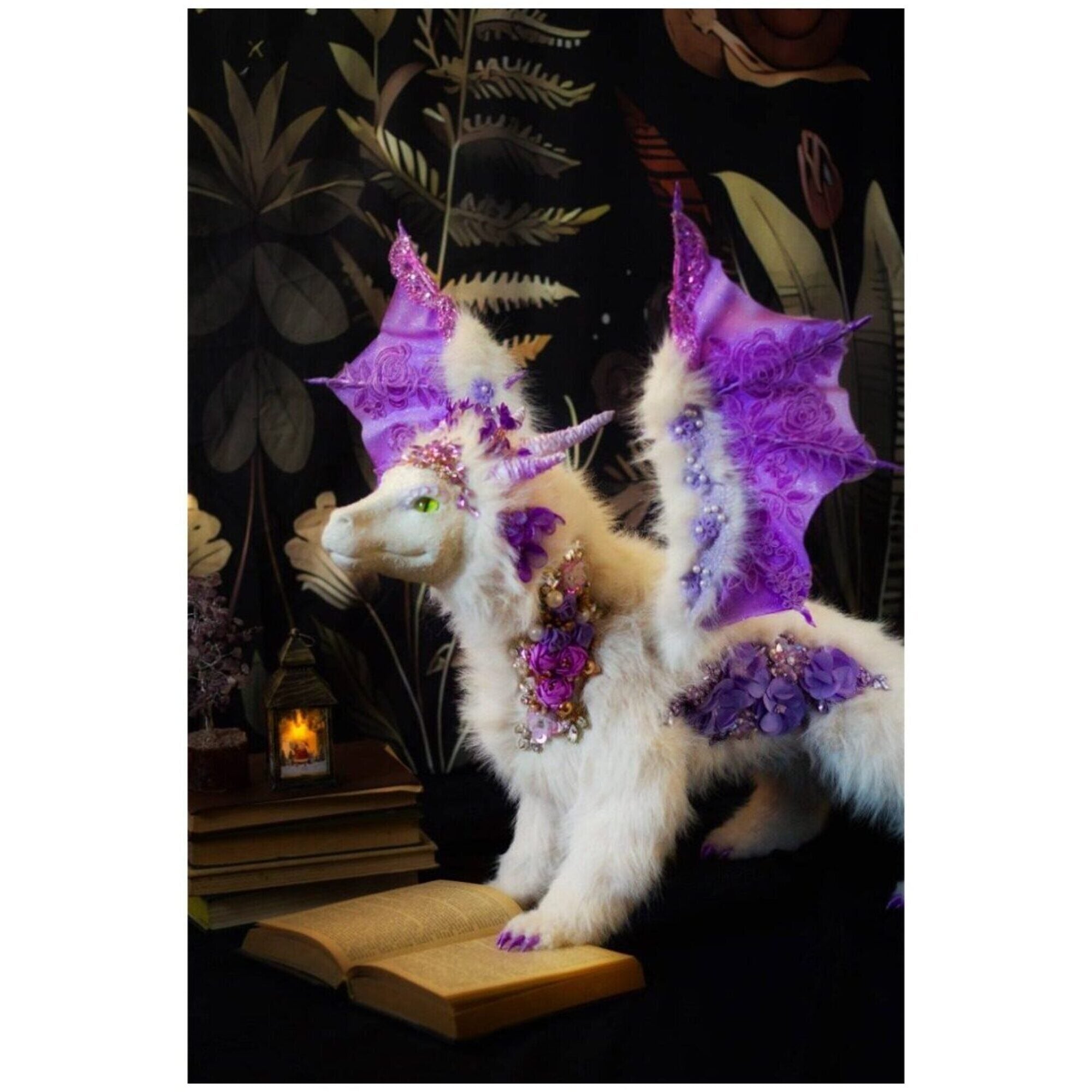 Dragon Lysareth – The Lavender Spirit of the Twilight Vale