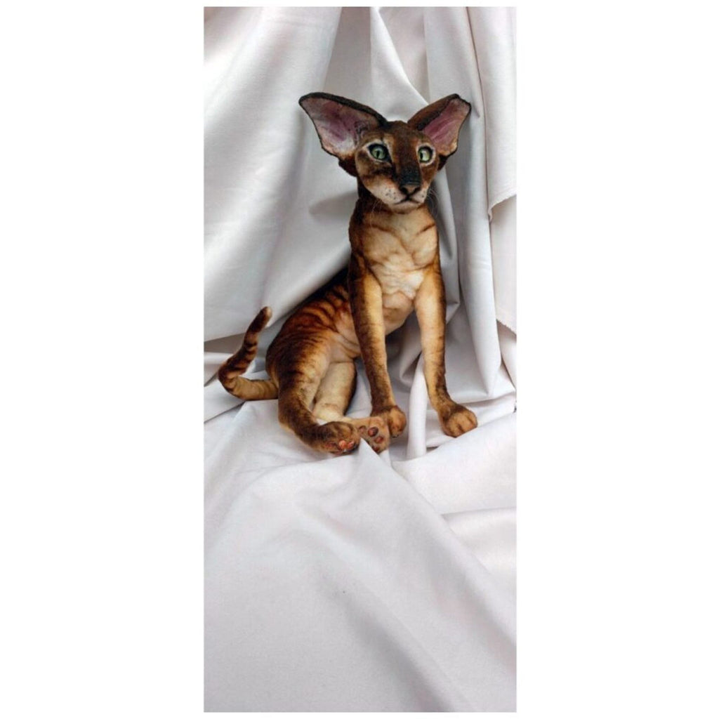 Oriental cat realistic plush