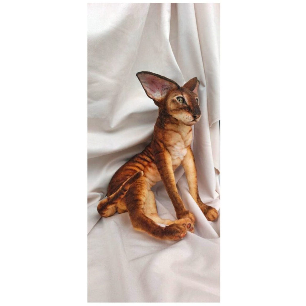 Oriental cat realistic plush