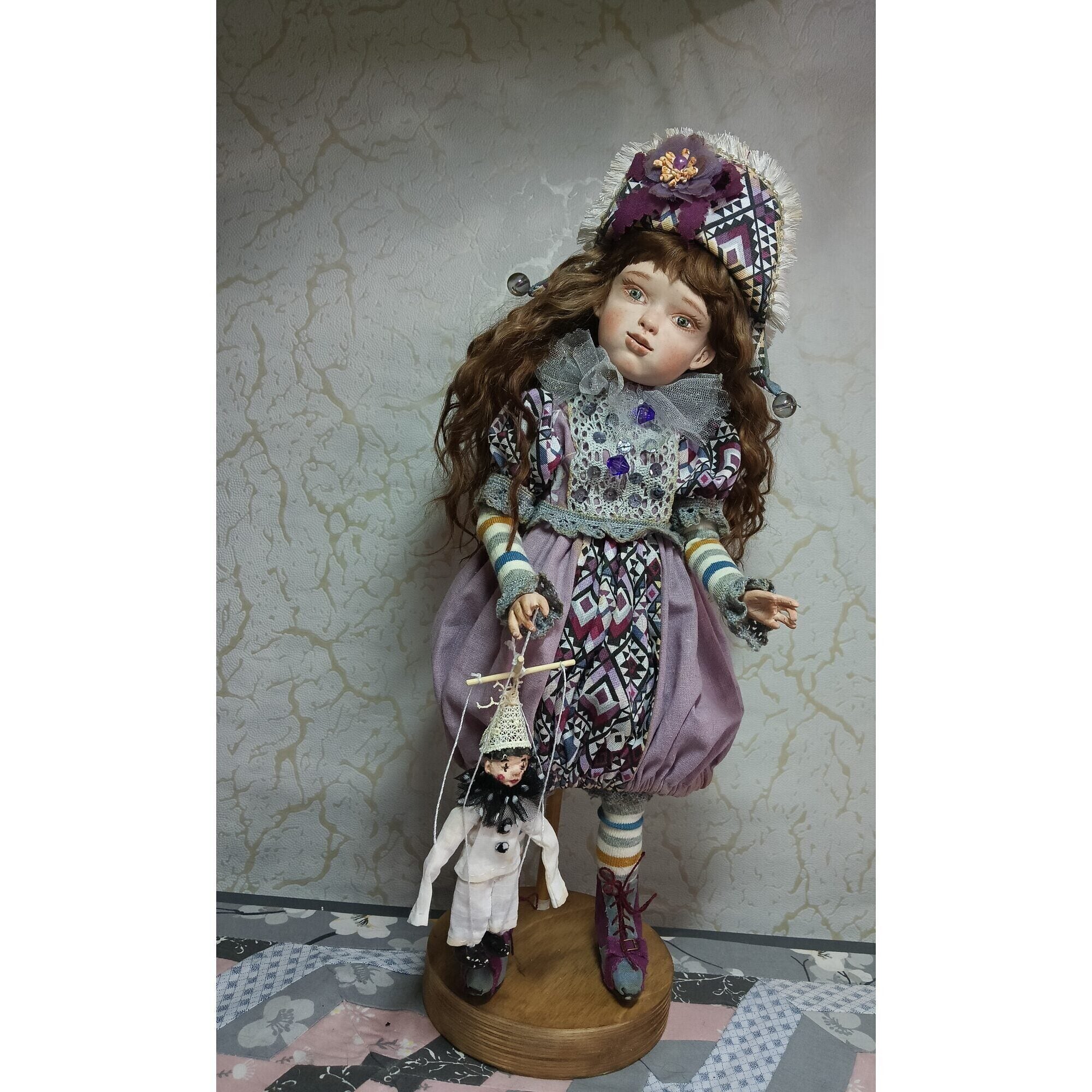 Girl puppeteer