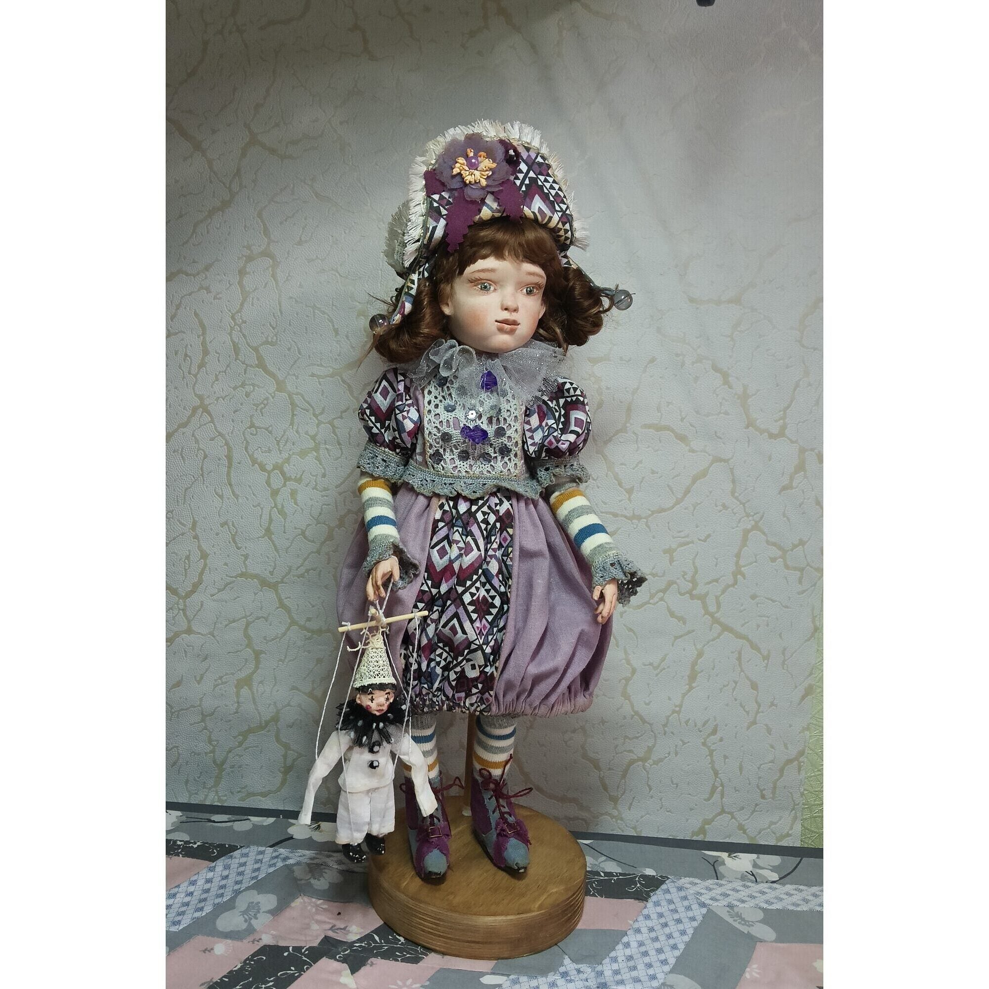 Girl puppeteer