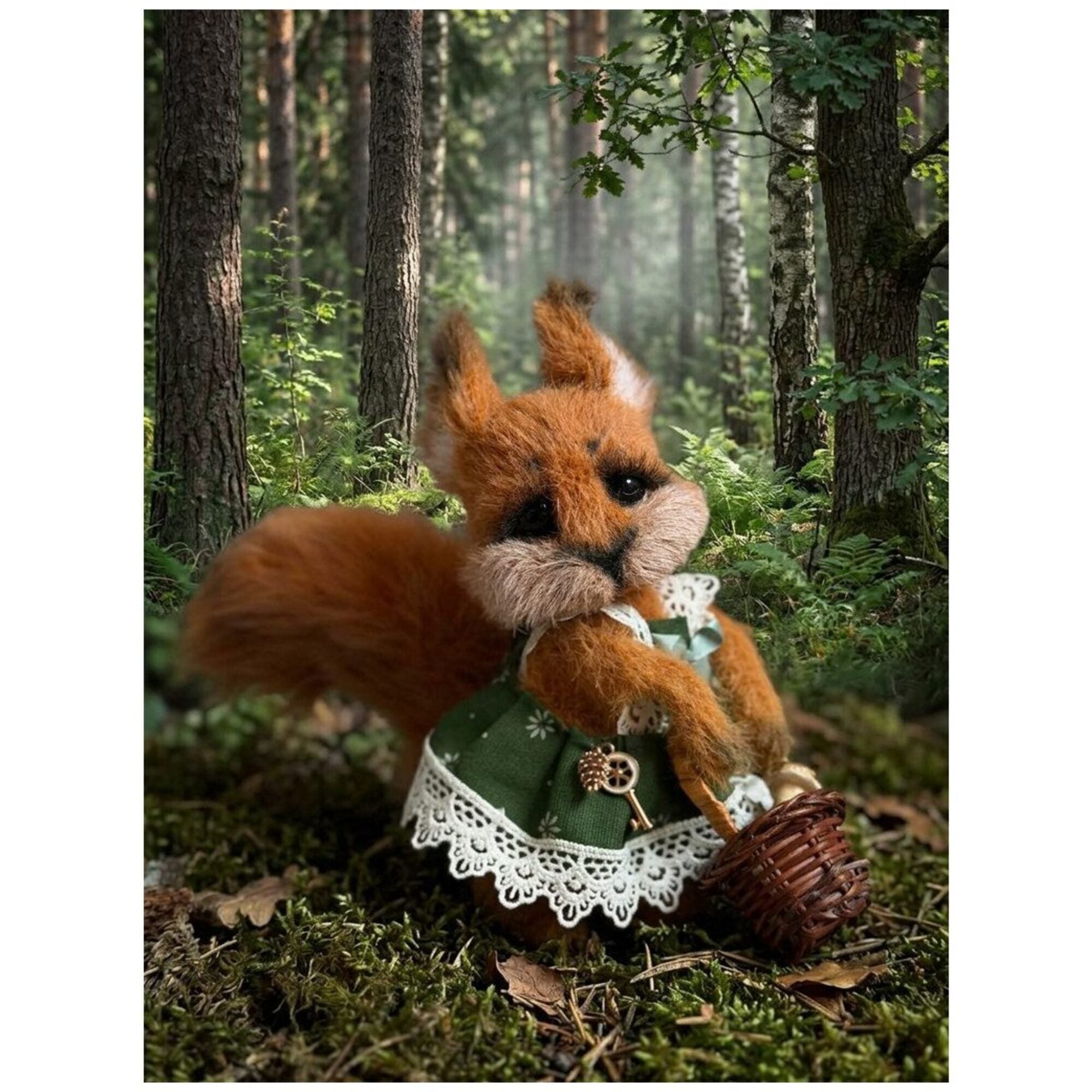 Squirrel in a dress