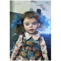Little artist.Watercolor.