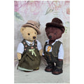 Teddy bears in Bavarian style