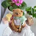Teddy bear with bell, mini bear