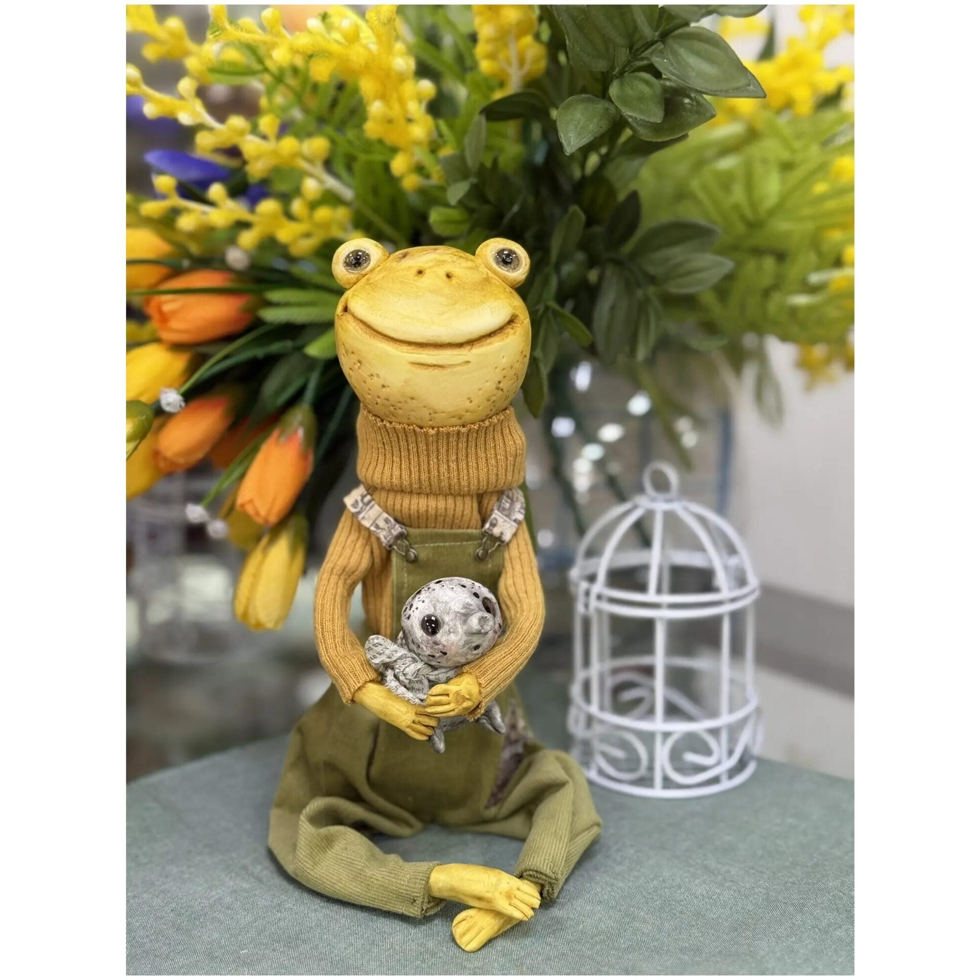 Frog with a fly