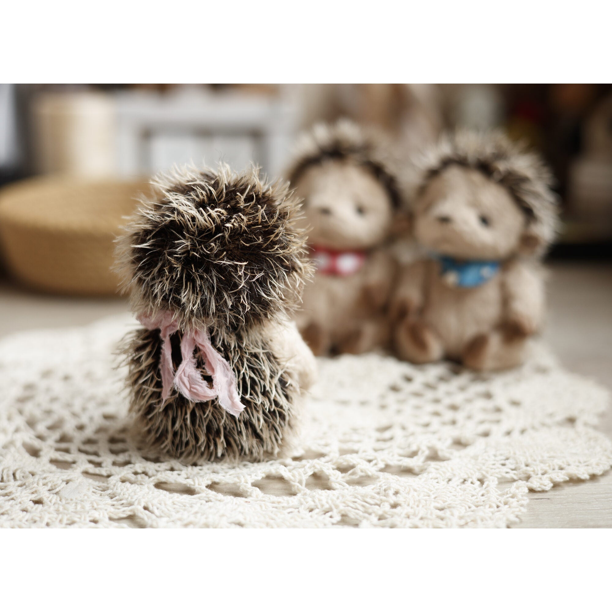 Handmade Teddy Hedgehogs
