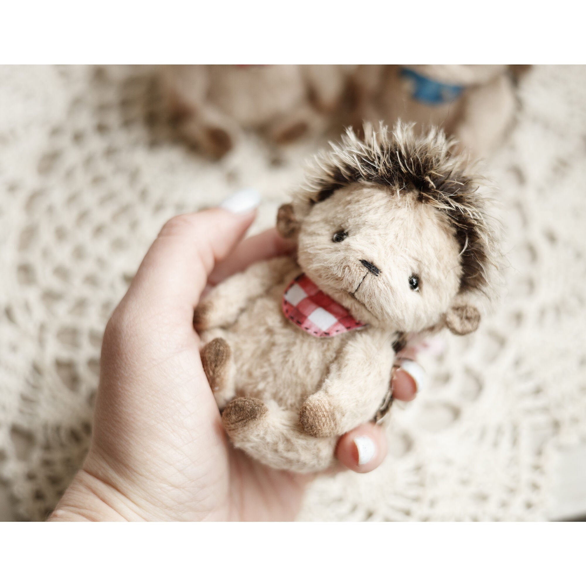 Handmade Teddy Hedgehogs