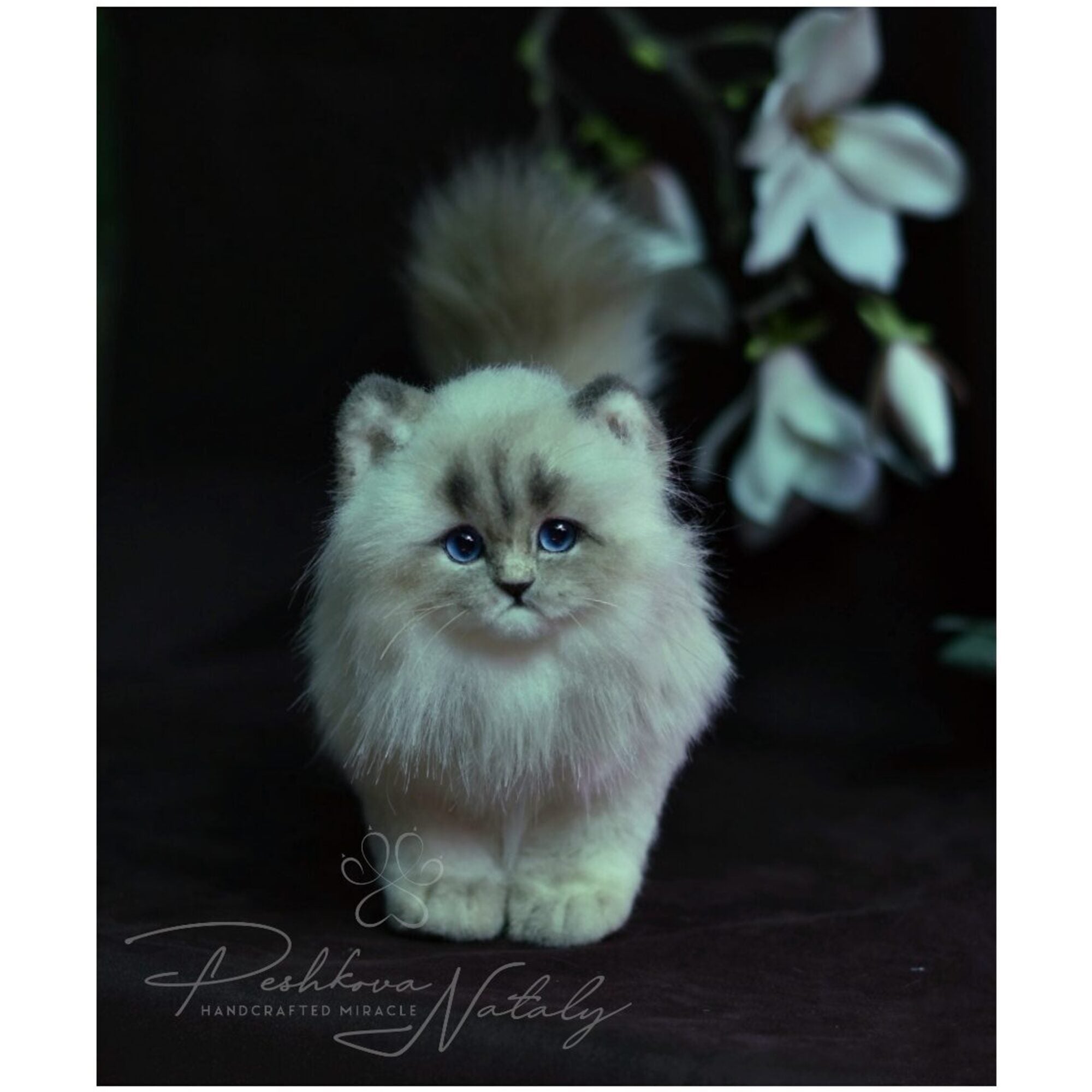 Faux fur kitten