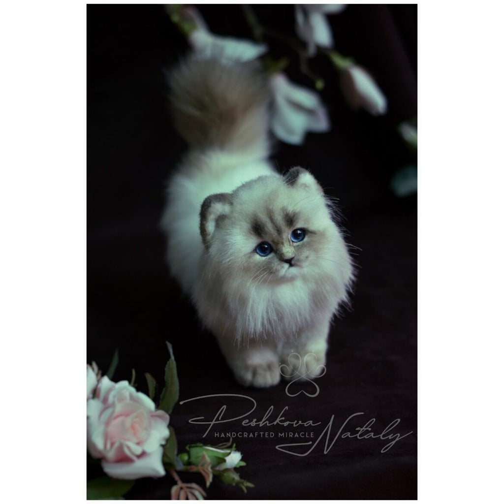 Faux fur kitten