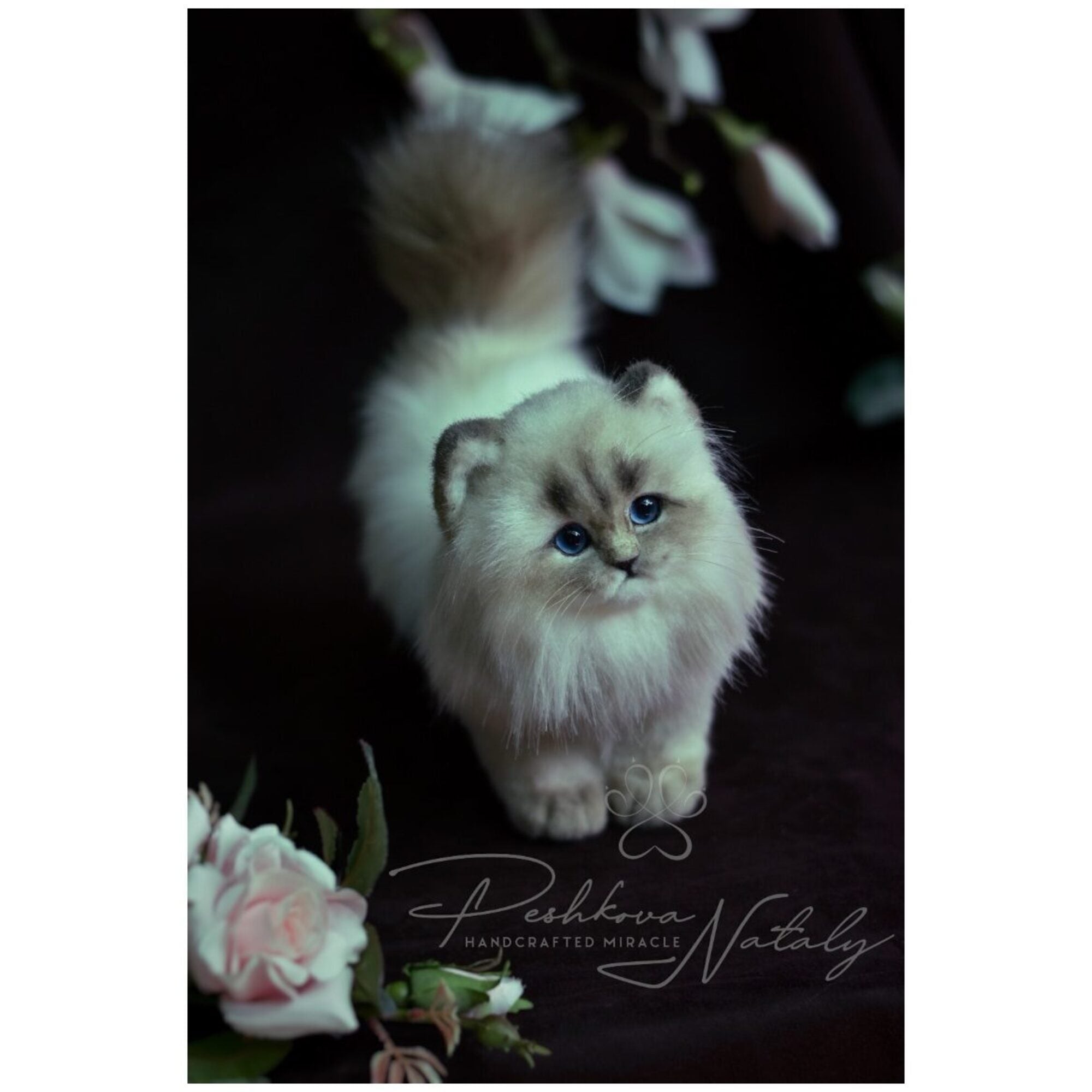 Faux fur kitten