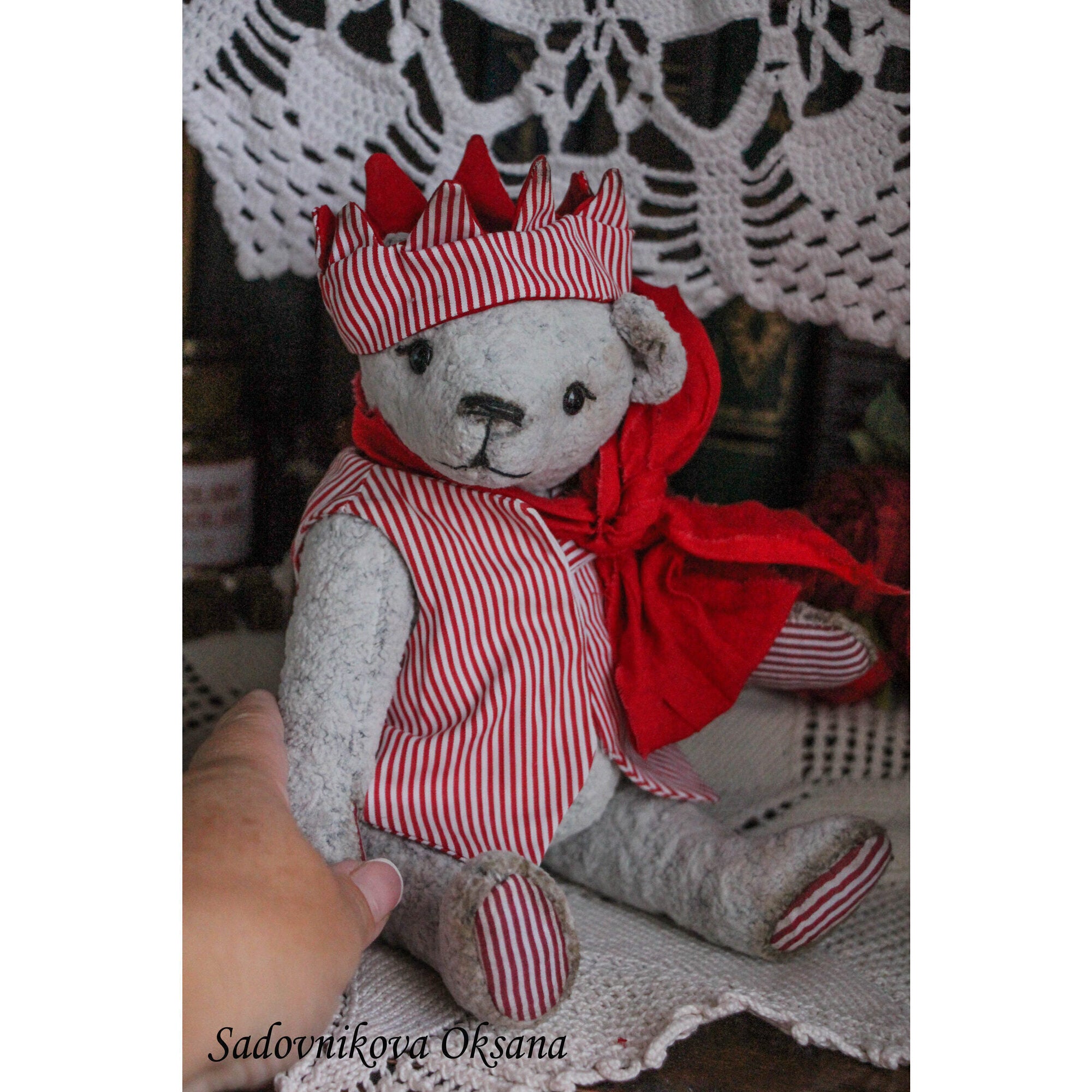 Interior Teddy Bear handmade toy Louis