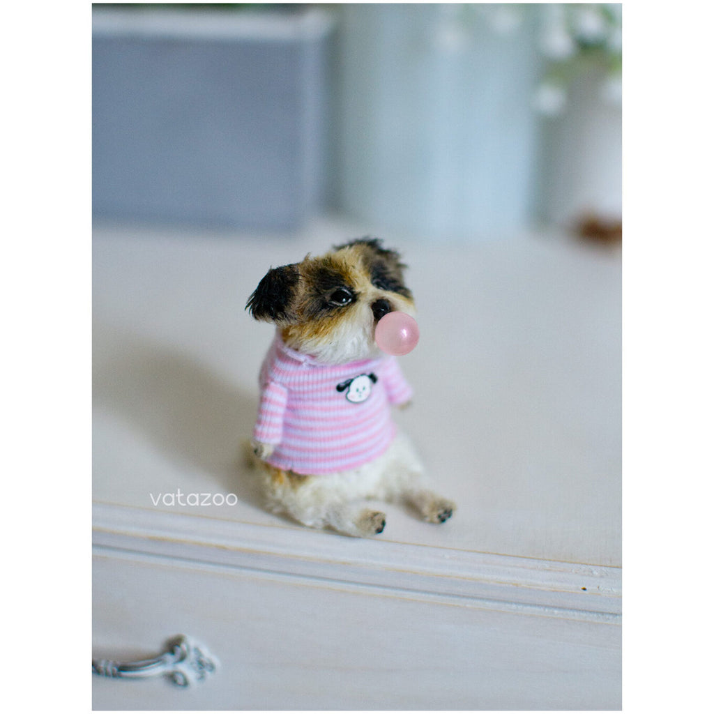 Miniature puppy 6 cm.
