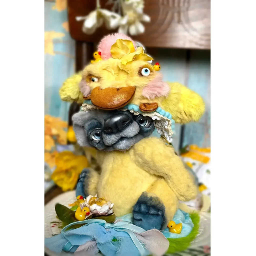 Teddy Bear is a little duckling