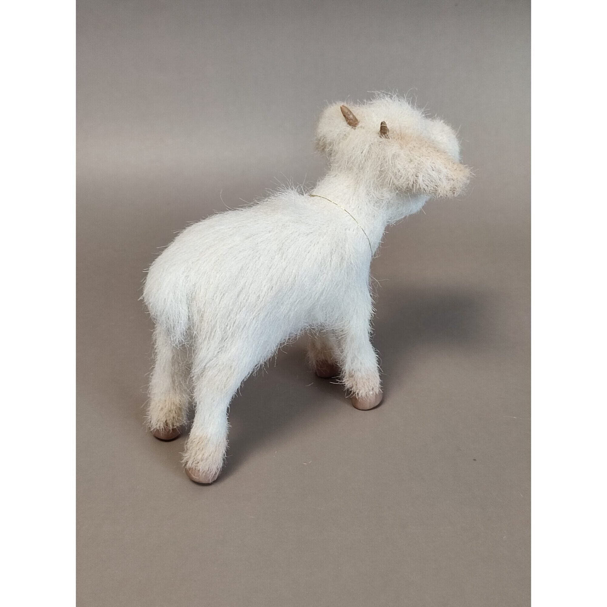Baby goat symbol of the year 2027, crochet interior toy