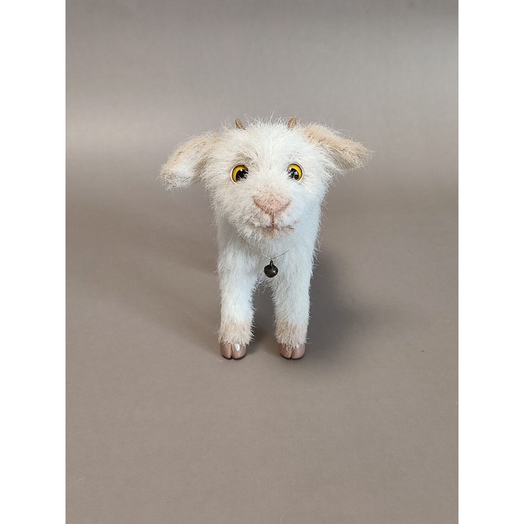 Baby goat symbol of the year 2027, crochet interior toy