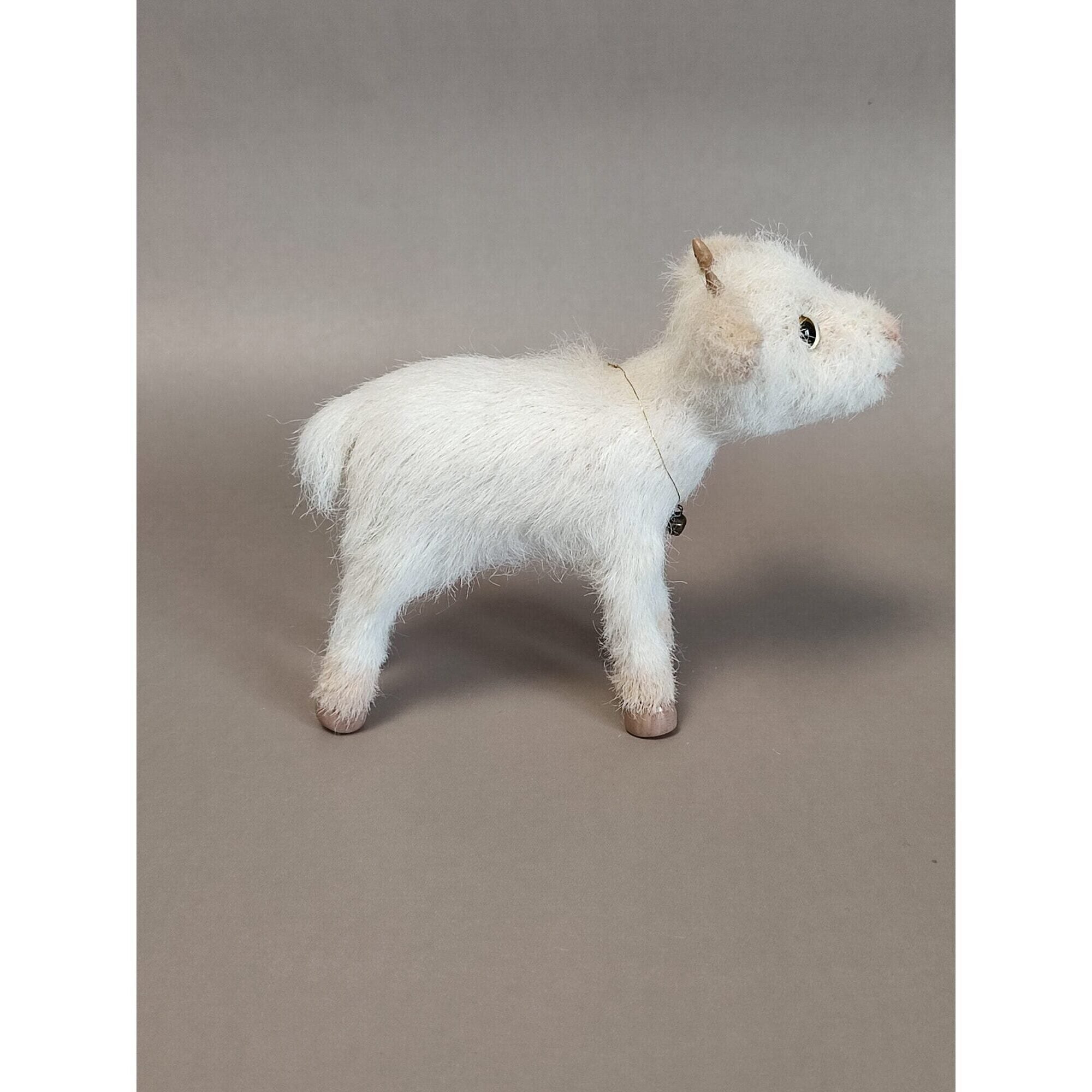Baby goat symbol of the year 2027, crochet interior toy