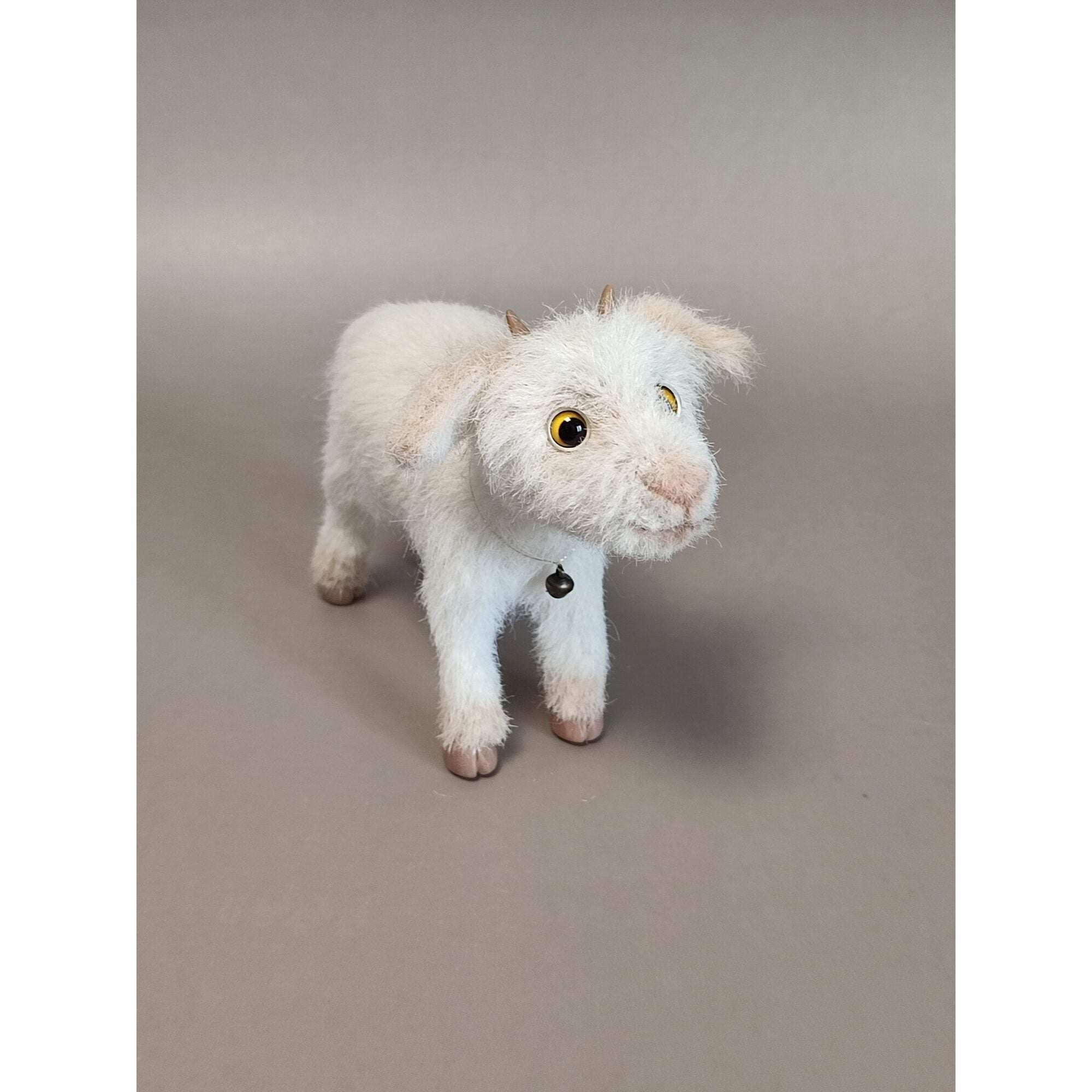 Baby goat symbol of the year 2027, crochet interior toy