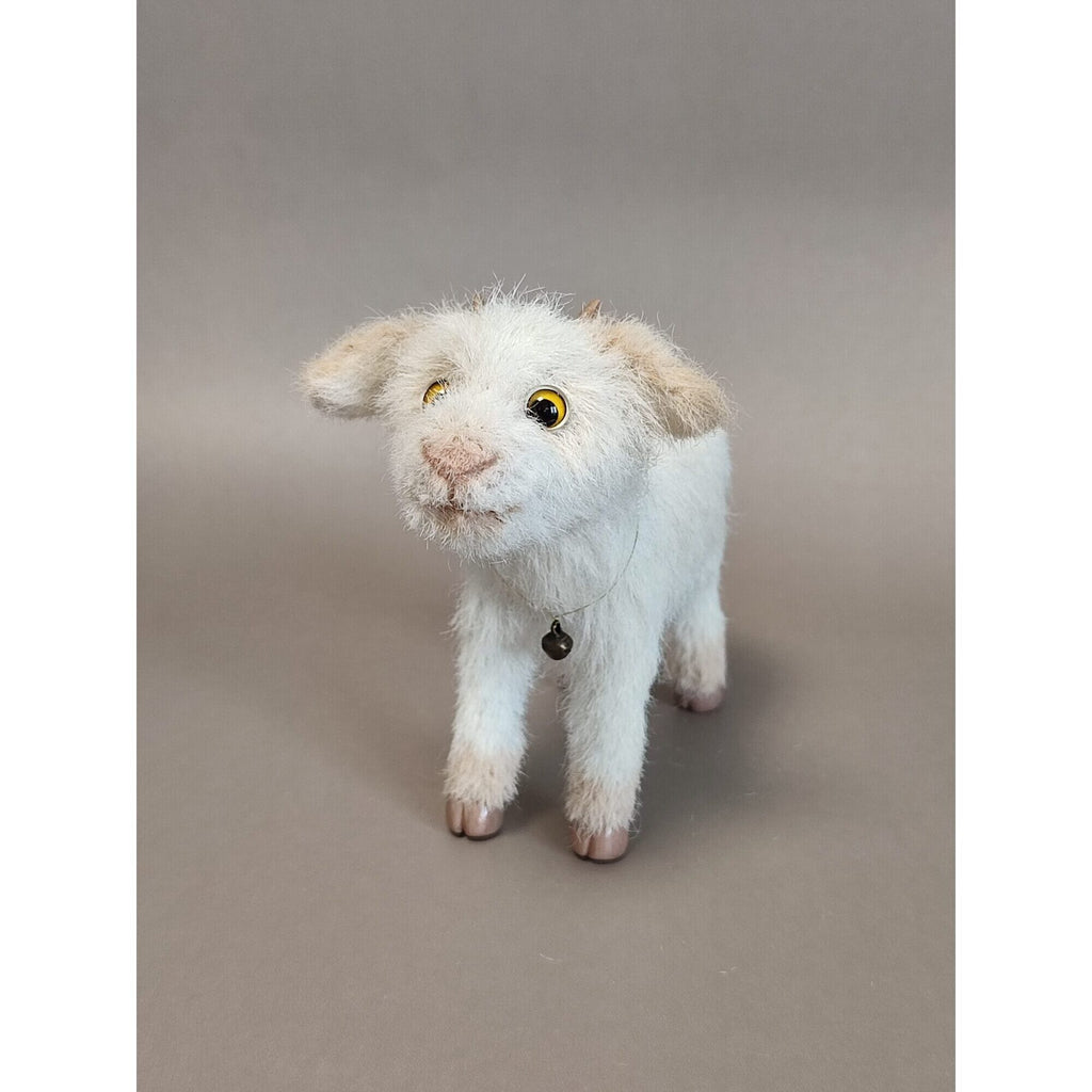 Baby goat symbol of the year 2027, crochet interior toy