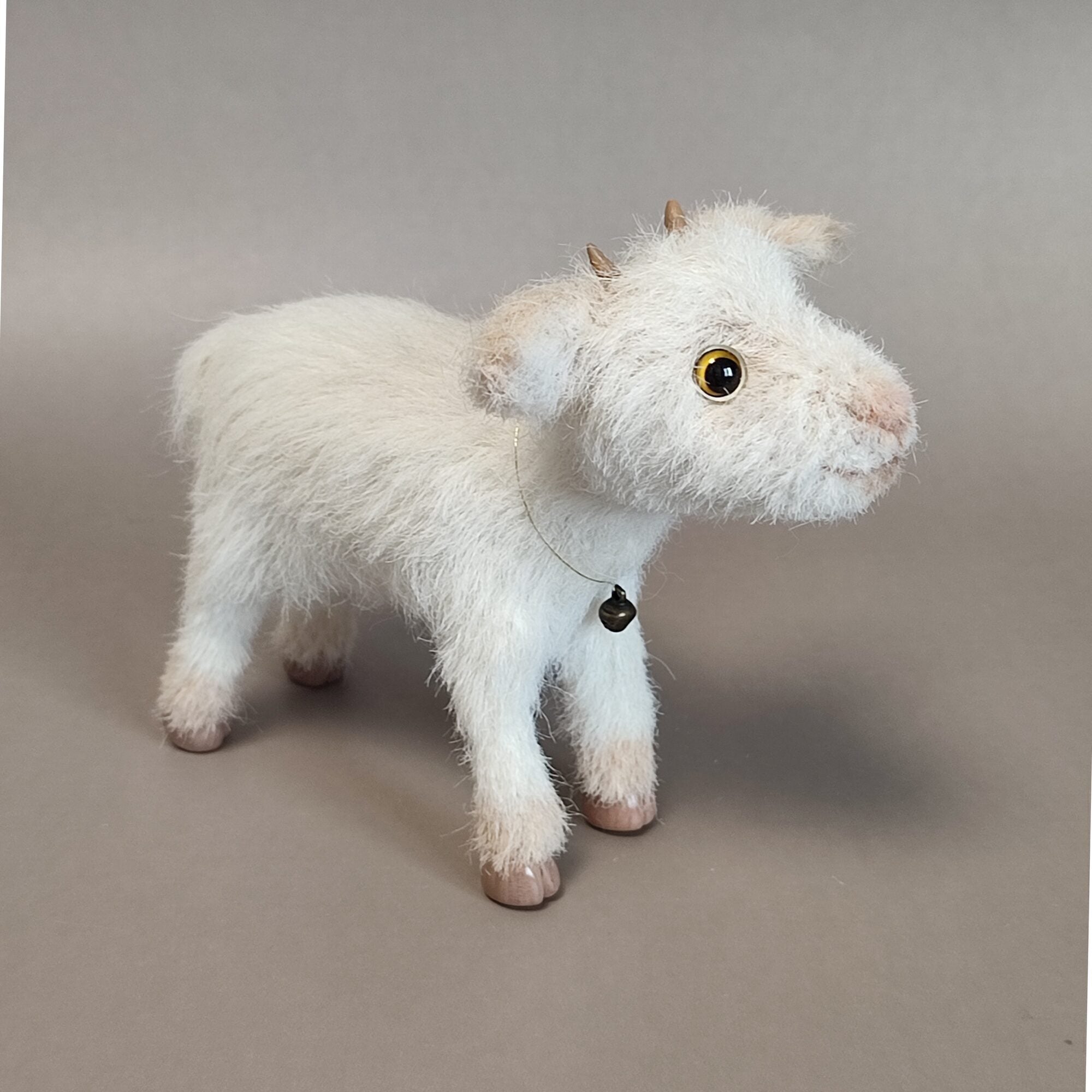 Baby goat symbol of the year 2027, crochet interior toy