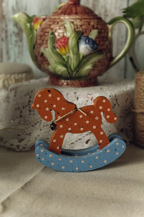 Teddy Bear with Horse - Russian Handmade Doll