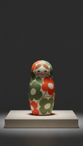 Porcelain Matryoshka With Gilded Accents