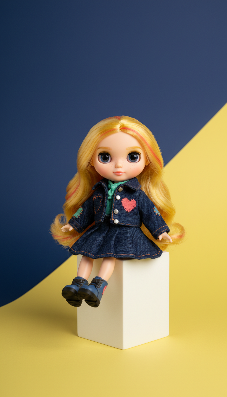 Limited Edition Doll With Metallic Accents