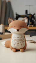 Limited Edition Embroidered Fox Doll